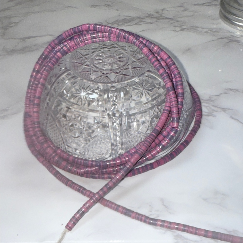 Pink and Purple Heishi Waistbeads